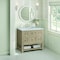 James Martin Vanities 36'' Single Vanity, Whitewashed Oak w/ 3 CM Carrara White Marble Top 330-V36-WWO-3CAR - alternate 6